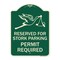 Signmission Reserved for Stork Parking Permit Required W/ Graphic Heavy-Gauge Alum Sign, 24" x 18", G-1824-23172 A-DES-G-1824-23172 - alternate 1